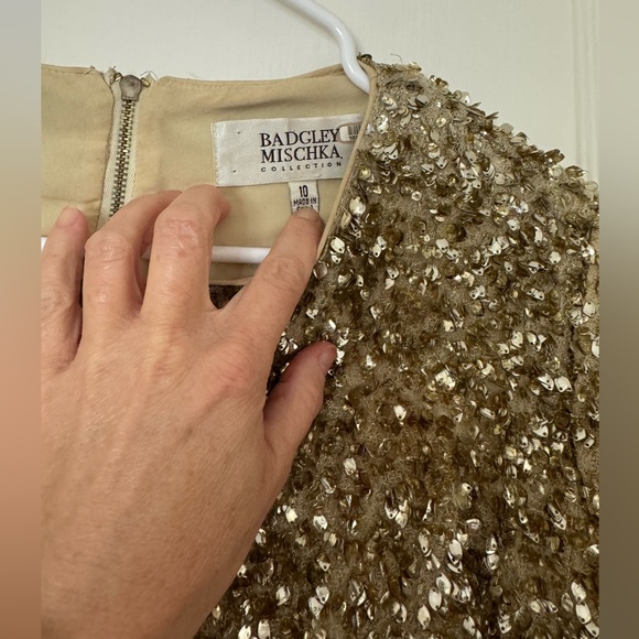 Gold sparkle crop top - Picture 4 of 5